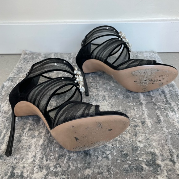 Casadei Blade heel sandal with Swarovski crystals - Size 37 - Picture 2 of 7